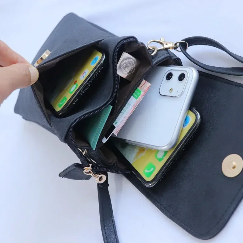 Mini Bolsa em Couro Porta Celular Capri