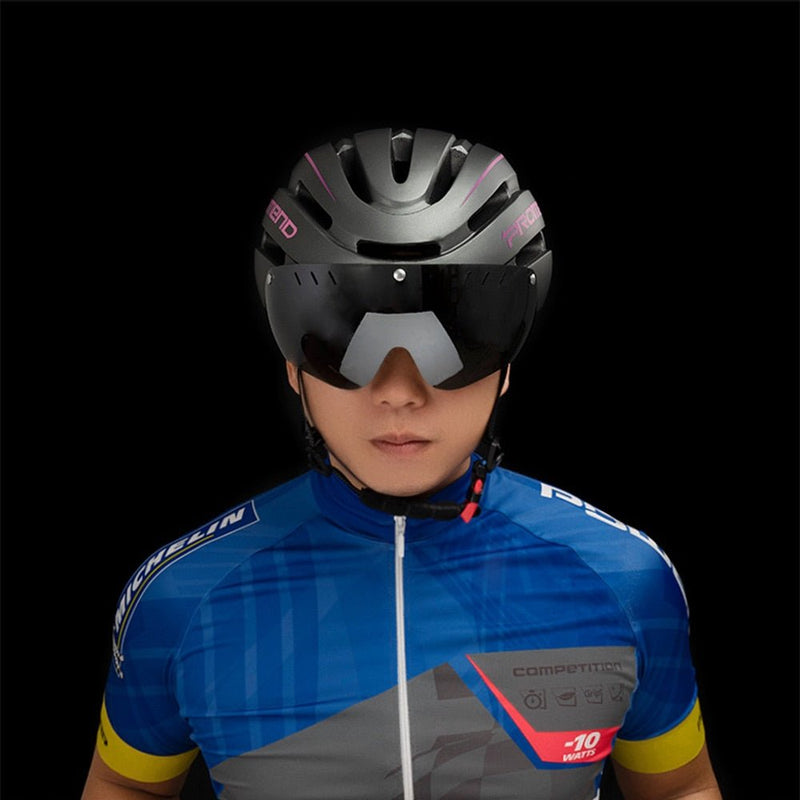 Capacete da Para Ciclismo com luz Recarregável Intergrally - Eletrônicos Geniais