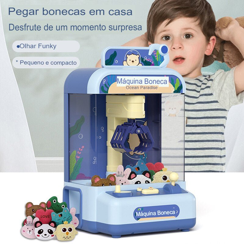 Mini Maquina de Pegar Pelucia - Eletrônicos Geniais