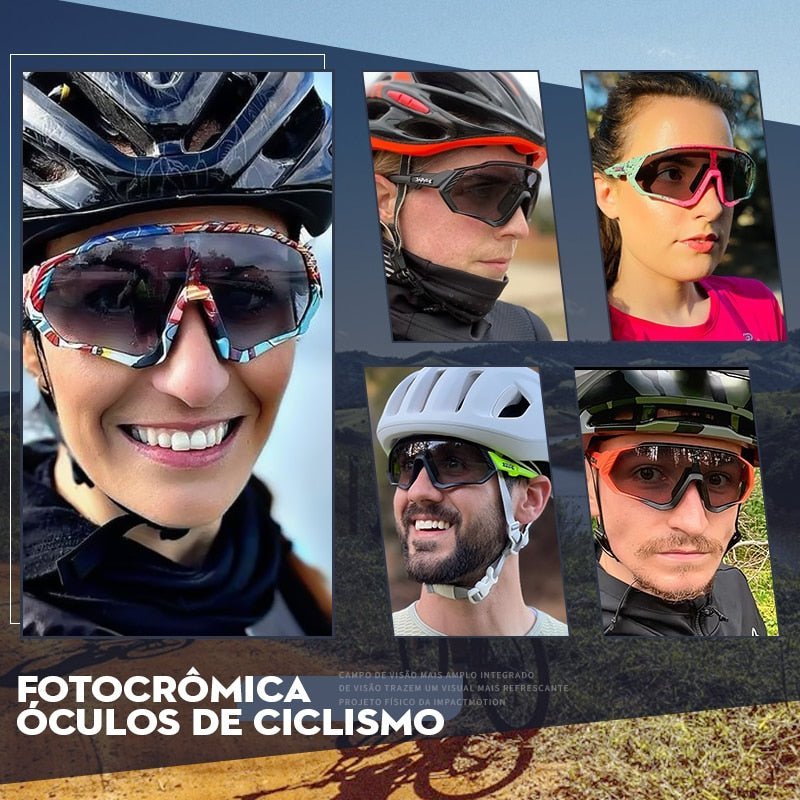 Óculos de Sol Fotocrômicos de Proteção para Ciclismo - Eletrônicos Geniais